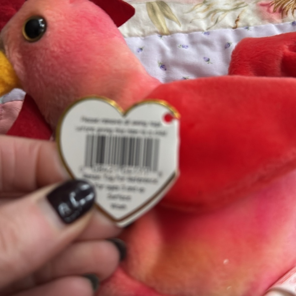 Ty Beanie Baby STRUT the Rooster 1996 Collectible - Picture 5 of 7